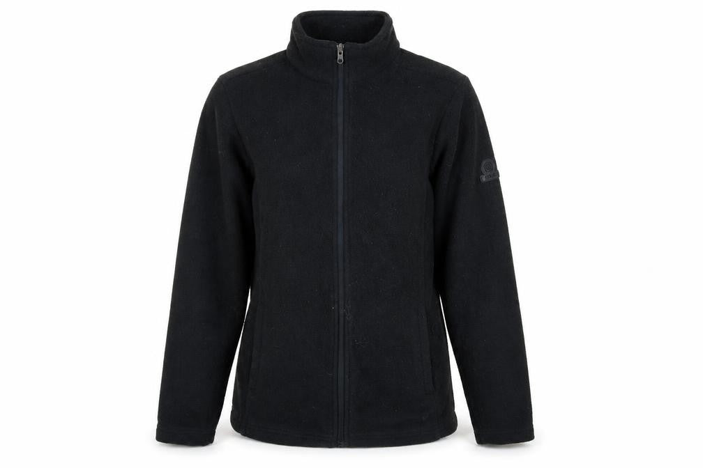Front view of TOG24 Women's Black Basic Jacket, size 10, - Full Zip
