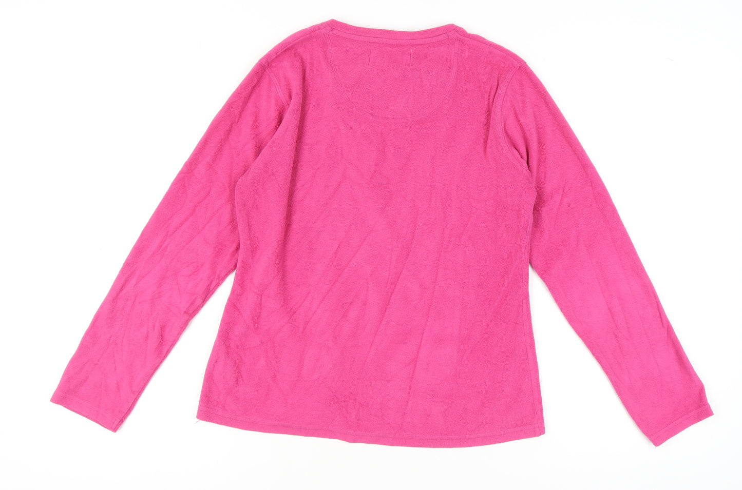 Peter Storm Women's Pink V-Neck Sweatshirt Size 10