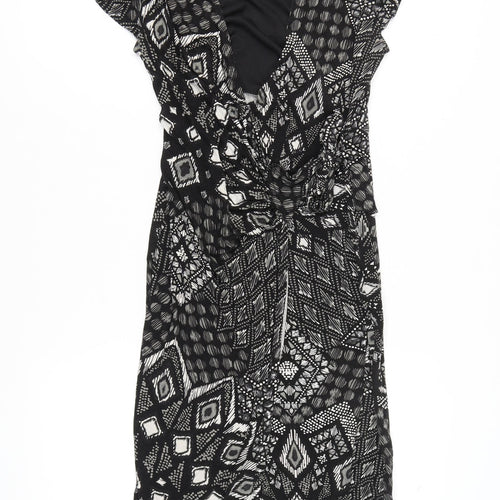 Marks and Spencer Women's Black Wrap Dress Size 12