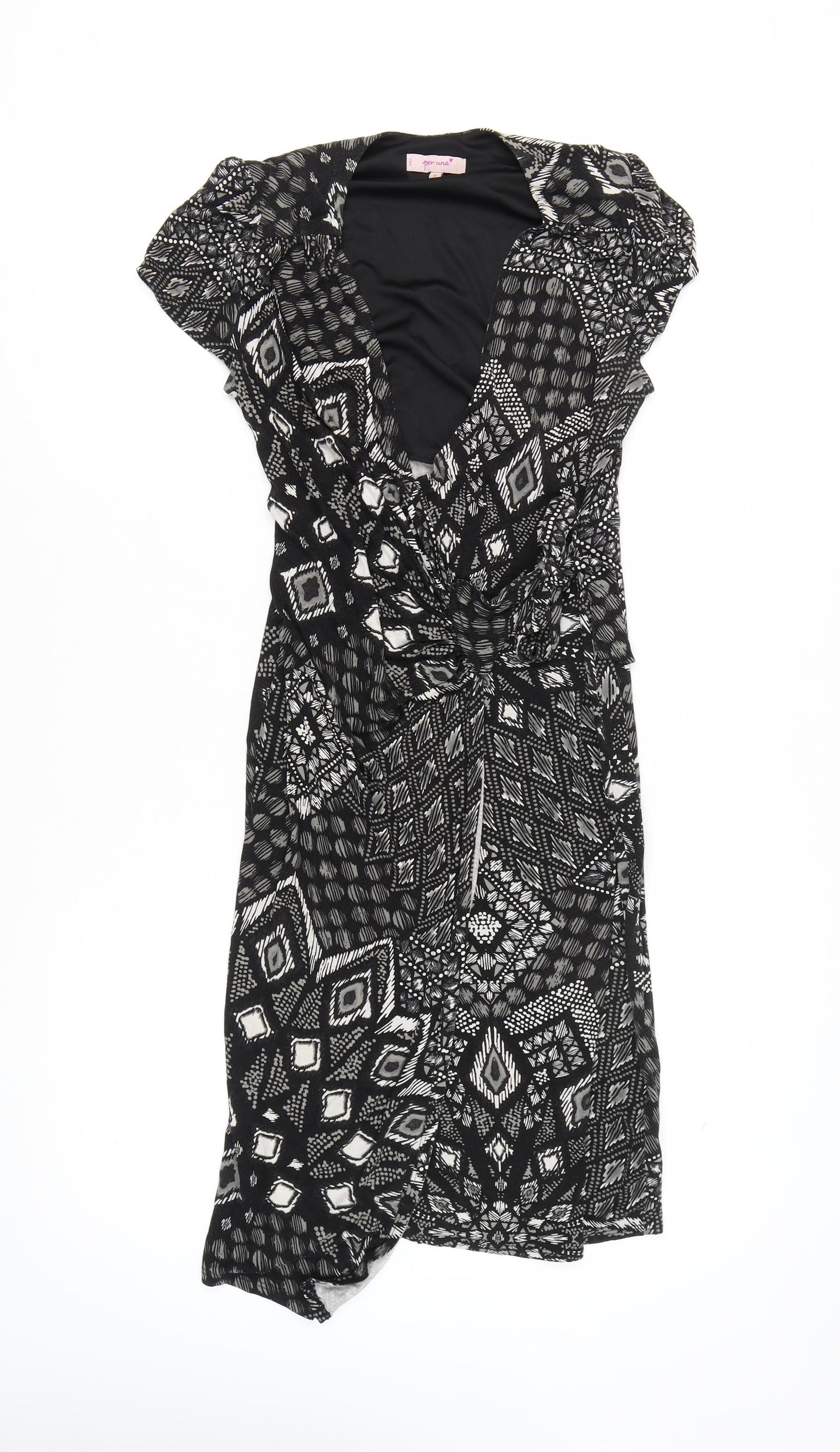 Marks and Spencer Women's Black Wrap Dress Size 12