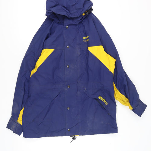 Bradsport Mens Blue Yellow Anorak Jacket S Outdoor