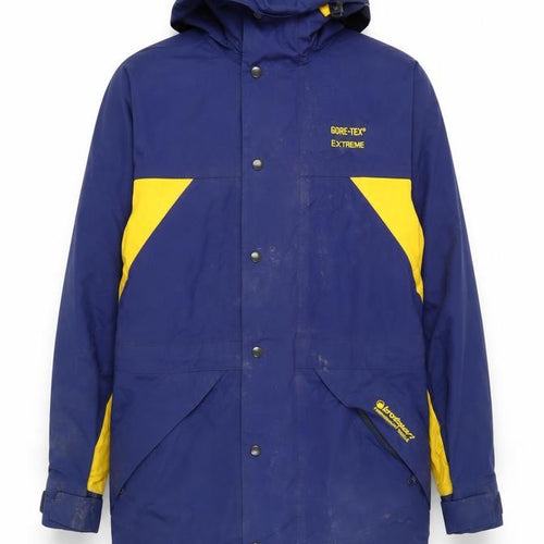 Bradsport Mens Blue Yellow Anorak Jacket S Outdoor