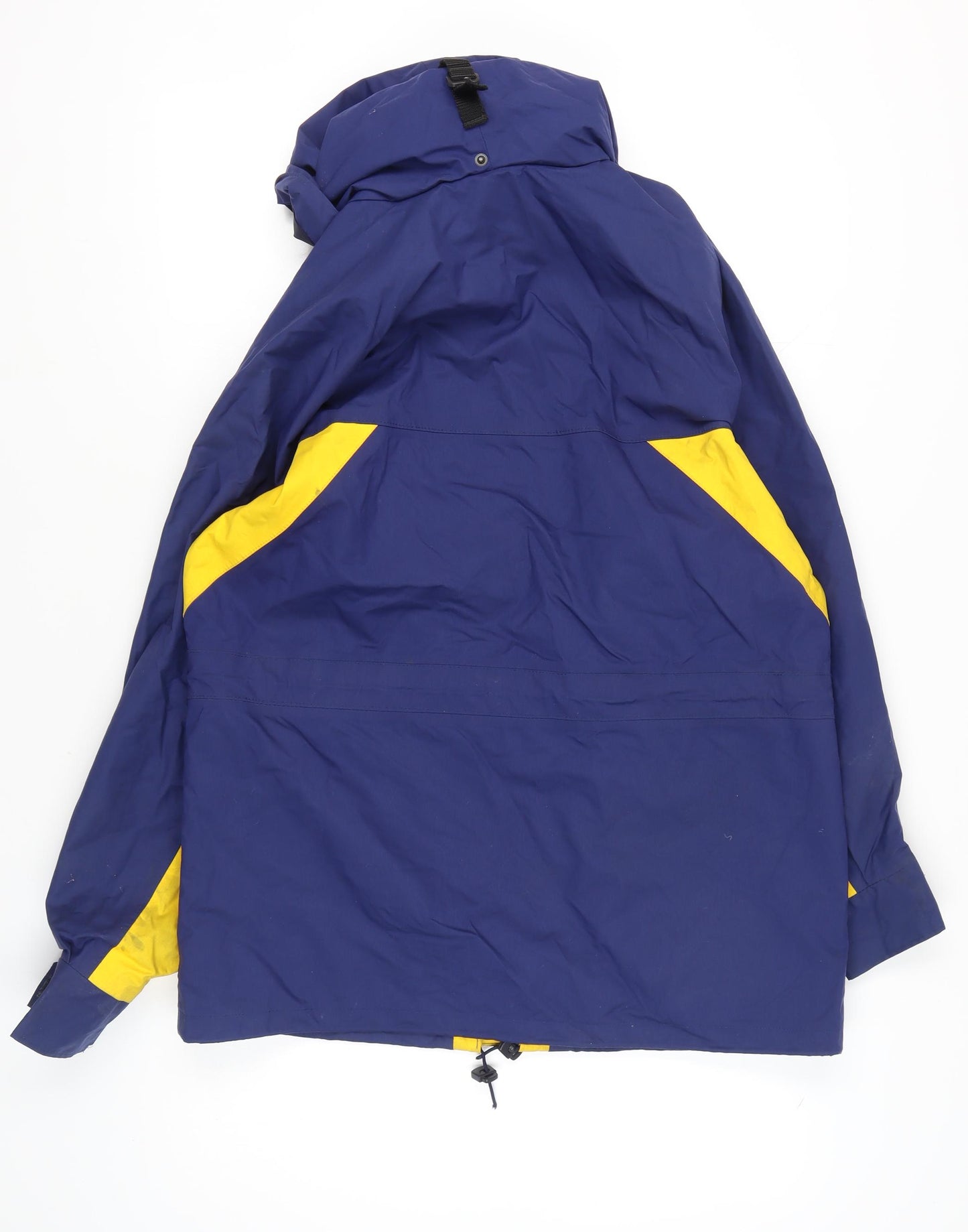 Bradsport Mens Blue Yellow Anorak Jacket S Outdoor