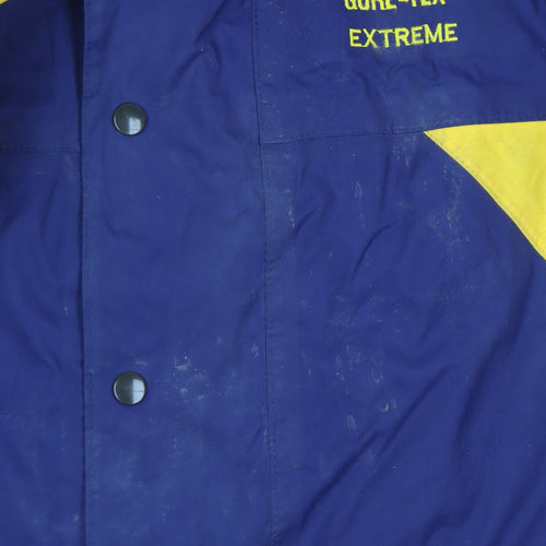 Bradsport Mens Blue Yellow Anorak Jacket S Outdoor