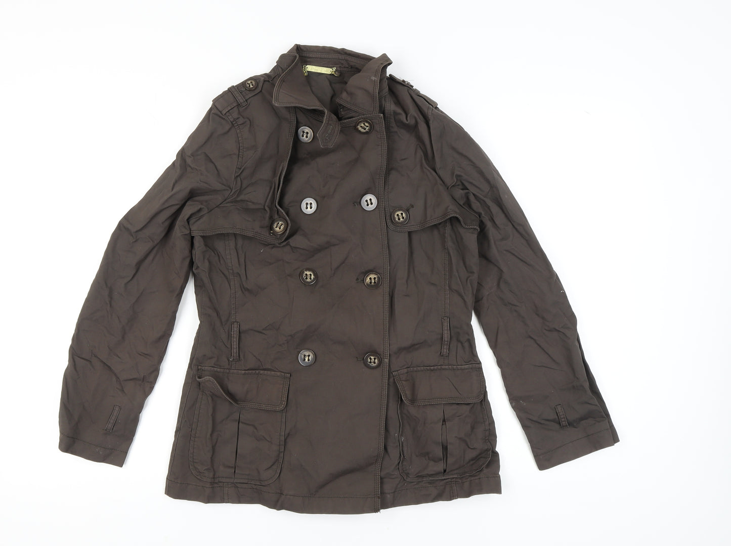 Marks and Spencer Women's Brown Trench Coat Size 8