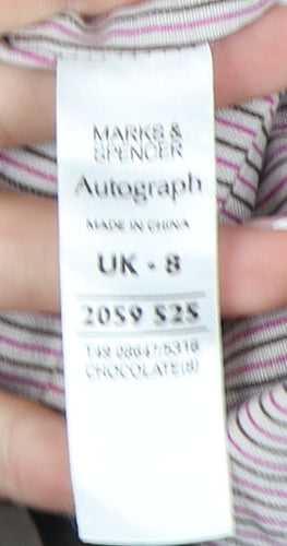 Marks and Spencer Women's Brown Trench Coat Size 8