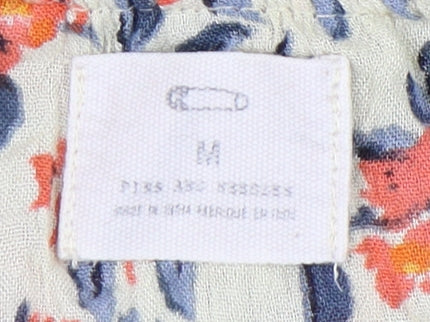 H&M Womens Floral Slip Dress, M, Multicoloured, Bohemian, Summer
