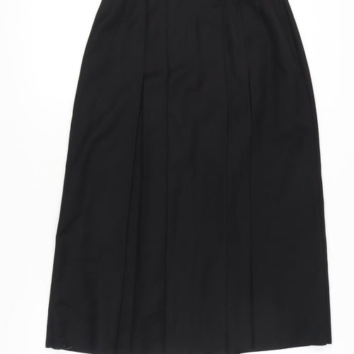 Gerry Weber Women's Black Midi Pleated Skirt Size 10