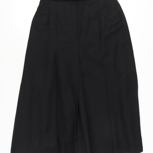 Gerry Weber Women's Black Midi Pleated Skirt Size 10