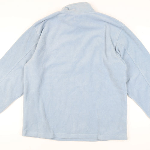 Hawkshead Men’s Blue Fleece Sweatshirt L 1/2 Zip