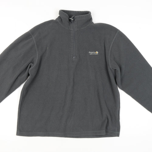 Regatta Men's Grey Fleece Pullover Sweatshirt L