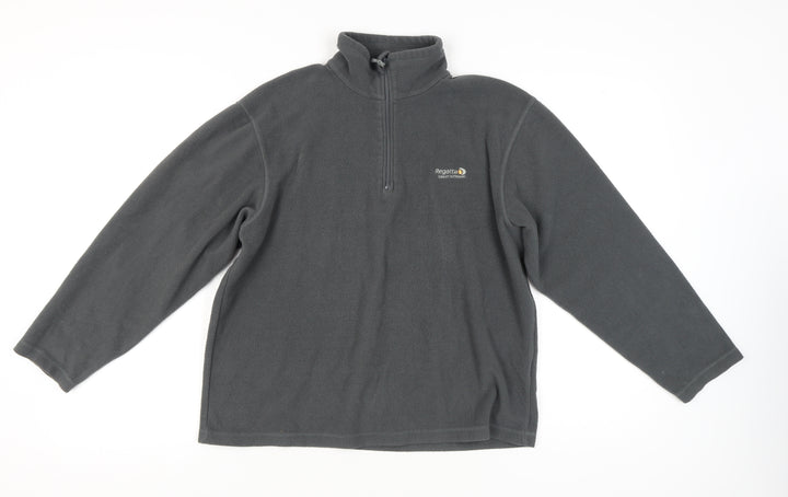 Regatta Men's Grey Fleece Pullover Sweatshirt L