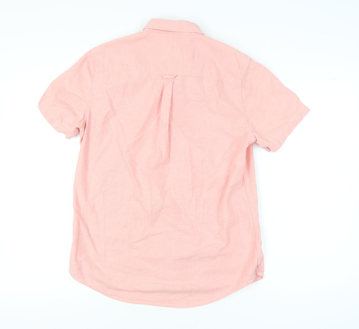 Burton Menswear London Pink Men's Short Sleeve Shirt M