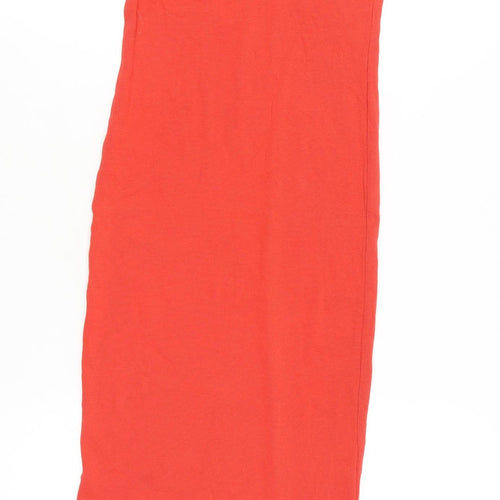 Collusion Women's Red Slip Dress Size 10