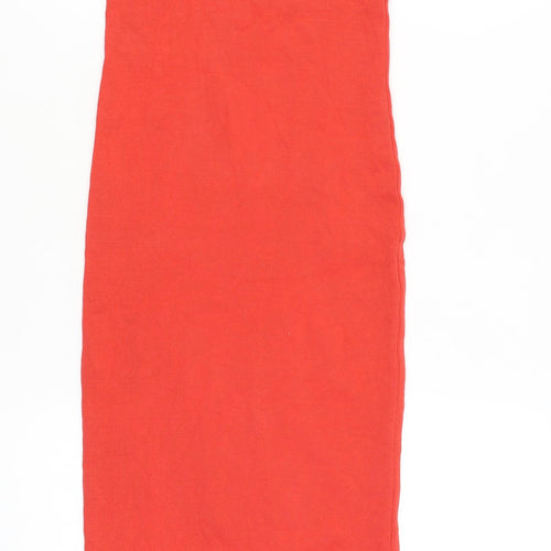 Collusion Women's Red Slip Dress Size 10