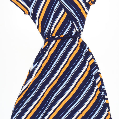 Fransa Women's Multicoloured L Wrap Dress