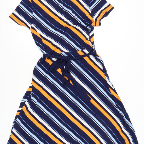 Fransa Women's Multicoloured L Wrap Dress