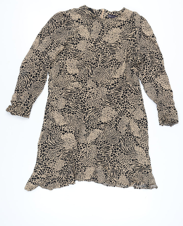 Marks and Spencer Women’s Animal Print Dress 16