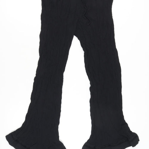 Marks and Spencer Women's Black Flared Trousers, Size 14