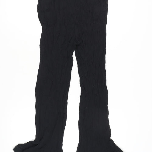 Marks and Spencer Women's Black Flared Trousers, Size 14