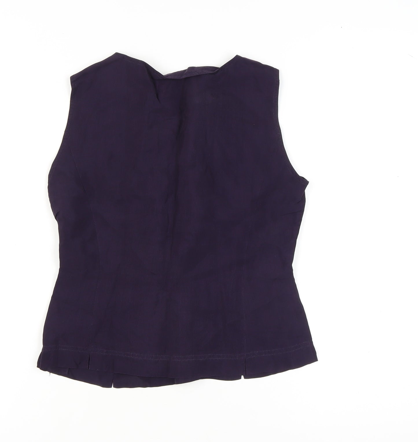 Country Casuals Women’s Purple Sleeveless Blouse - Size 8