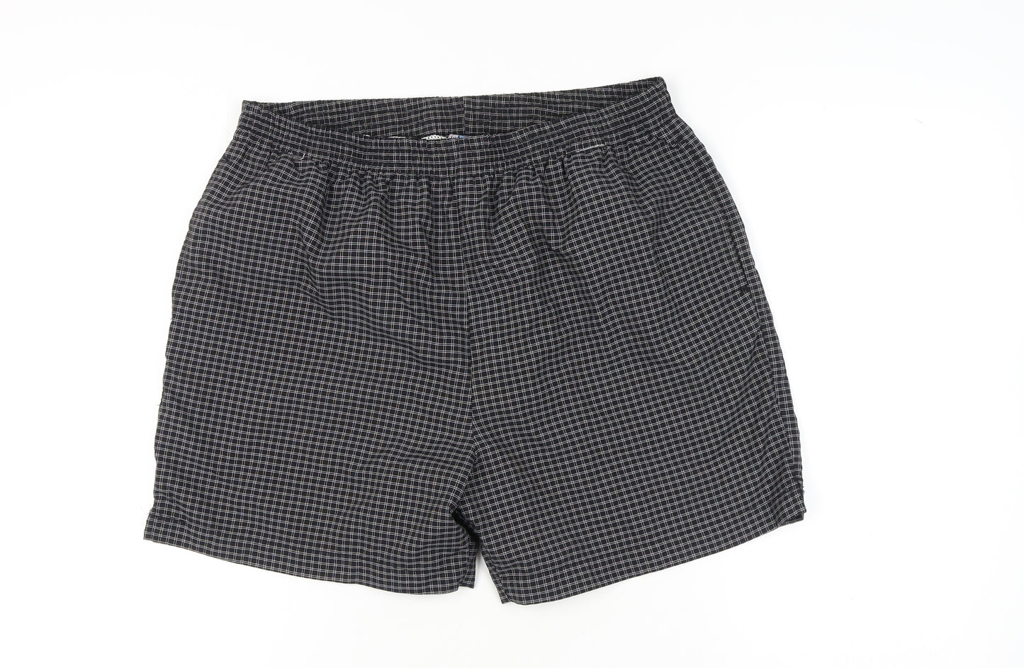 Boardwear Men's Black Check Swim Shorts XL