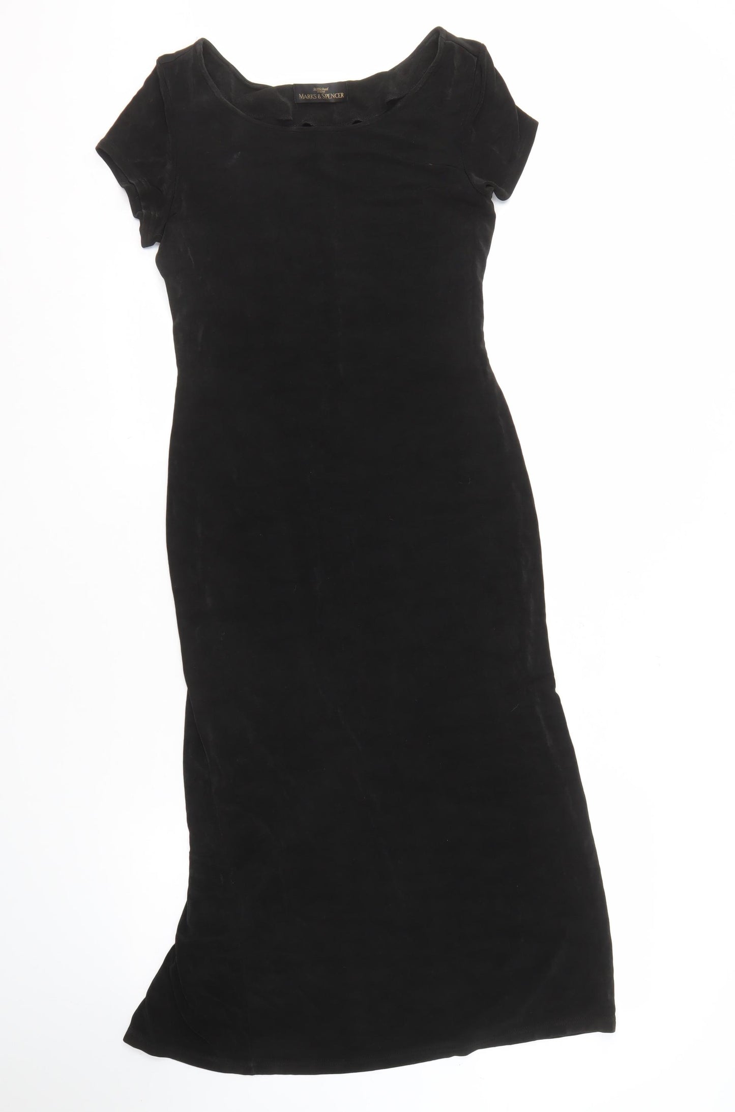 Marks and Spencer Black Long Dress Size 10