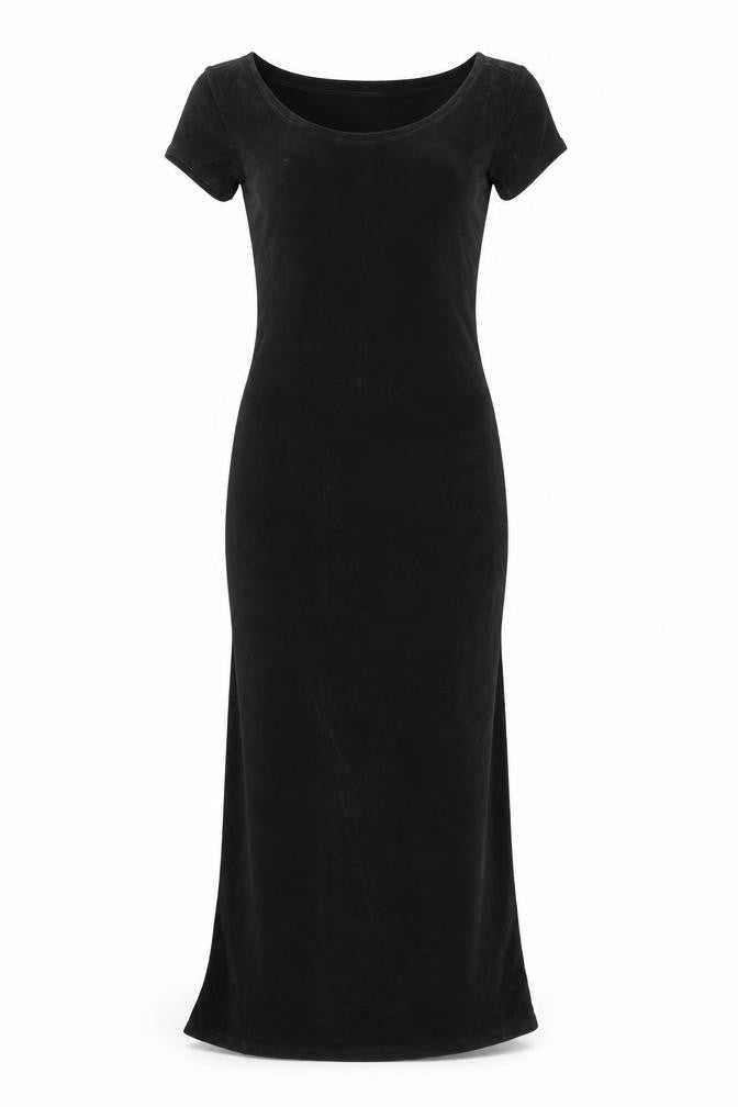 Front view of Marks & Spencer Black Long Dress, size 10