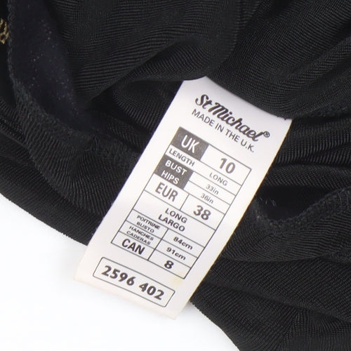Marks and Spencer Black Long Dress Size 10