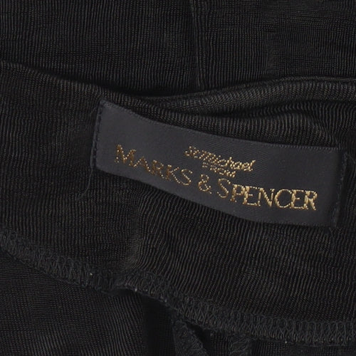 Marks and Spencer Black Long Dress Size 10