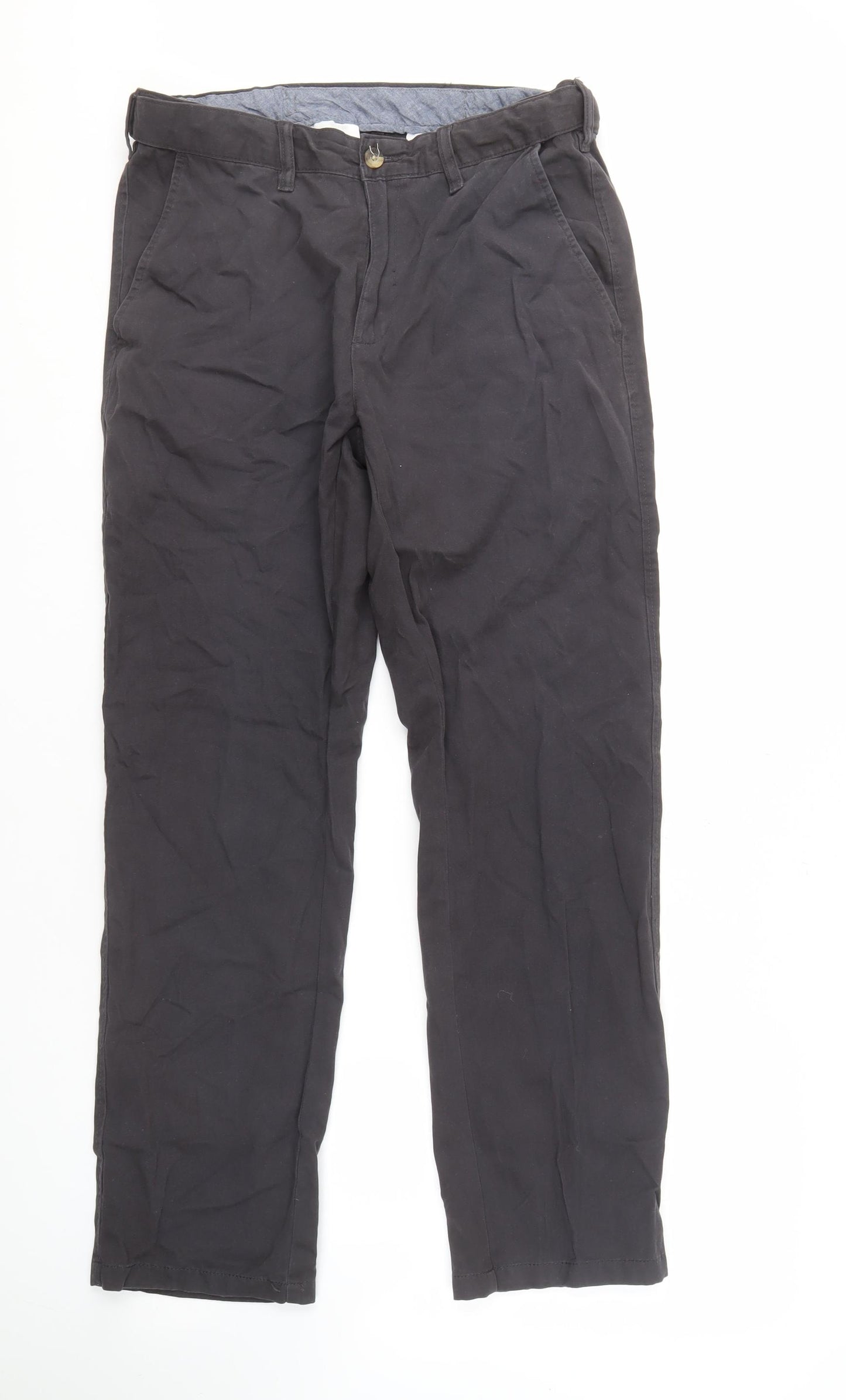 James Pringle Men's Black Trousers 34W 31L Cotton