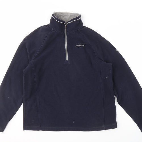 Craghoppers Men's Blue M Fleece 1/4 Zip Sweatshirt