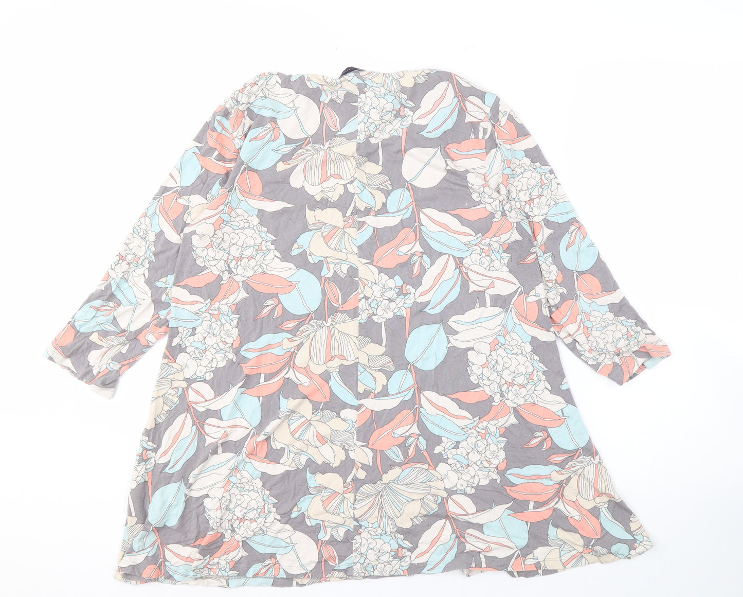 Marks and Spencer Women's Multicoloured Floral Tunic Top, Size 18