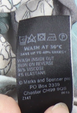 Marks and Spencer Women's Multicoloured Floral Tunic Top, Size 18