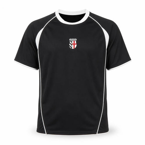 Phoenix Sports Boys Black T-Shirt, Short Sleeve, XL