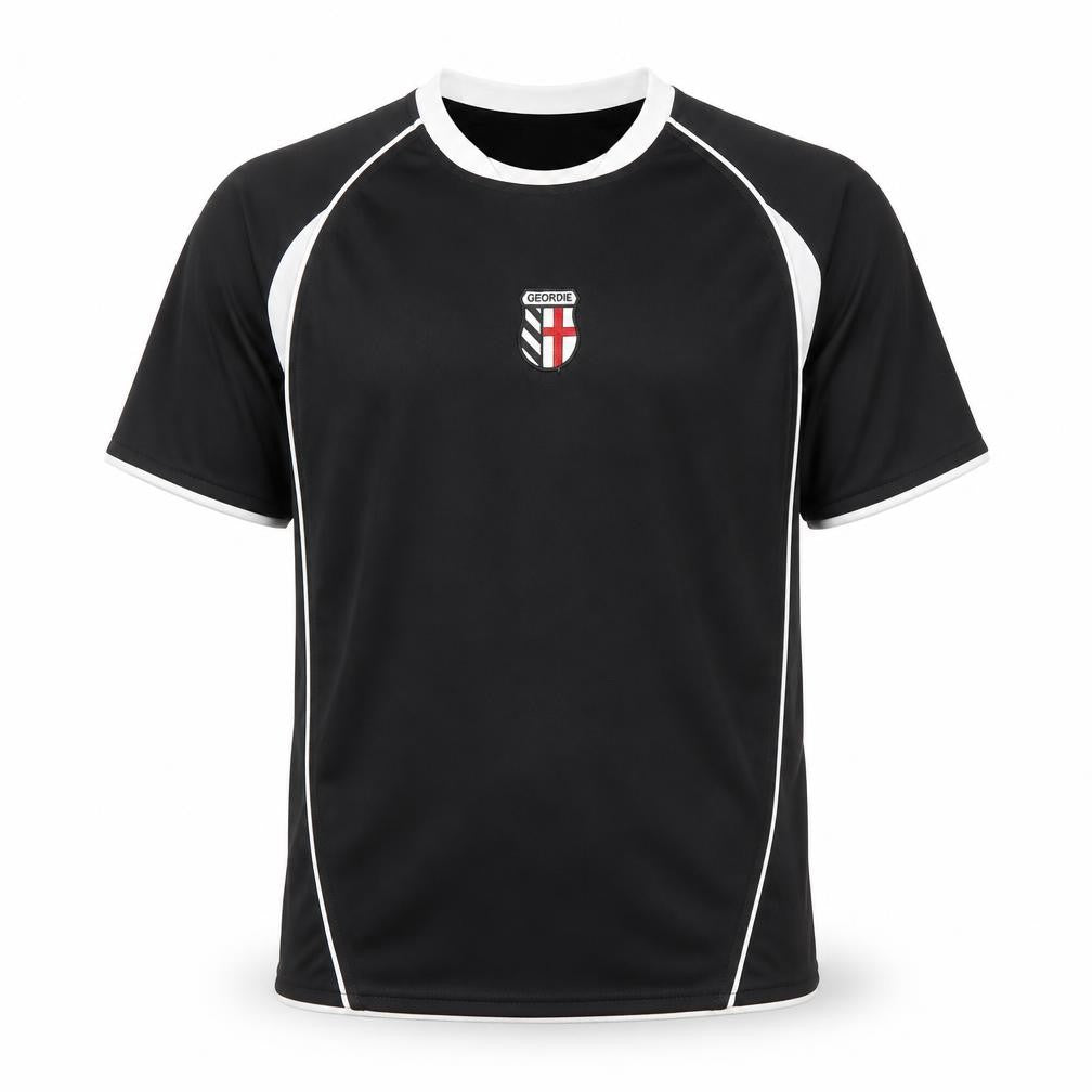 Phoenix Sports Boys Black T-Shirt, Short Sleeve, XL