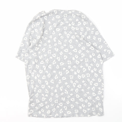 Marks and Spencer Grey Animal Print Women's T-Shirt