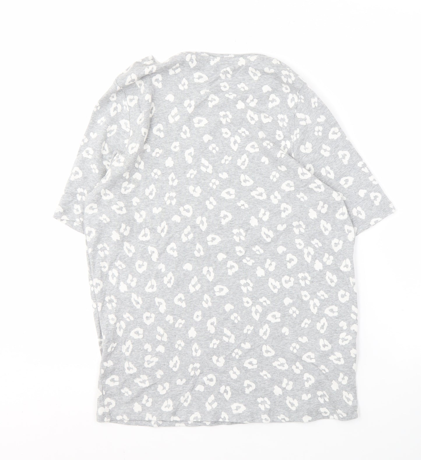 Marks and Spencer Grey Animal Print Women's T-Shirt