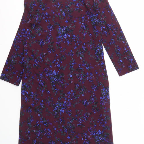 Lands' End Women's Floral Sheath Dress UK 10