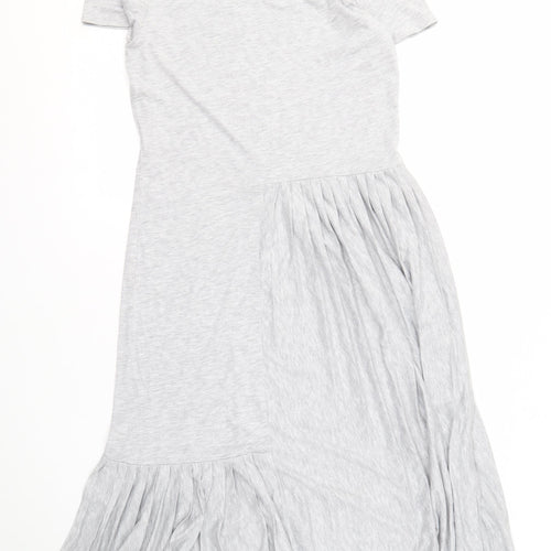 ASOS Women's Grey Short Sleeve Dress Size 10