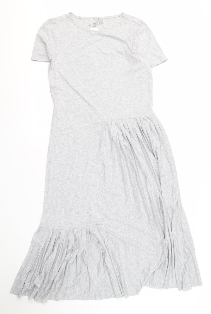 ASOS Women's Grey Short Sleeve Dress Size 10