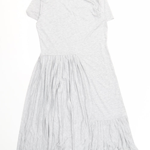 ASOS Women's Grey Short Sleeve Dress Size 10