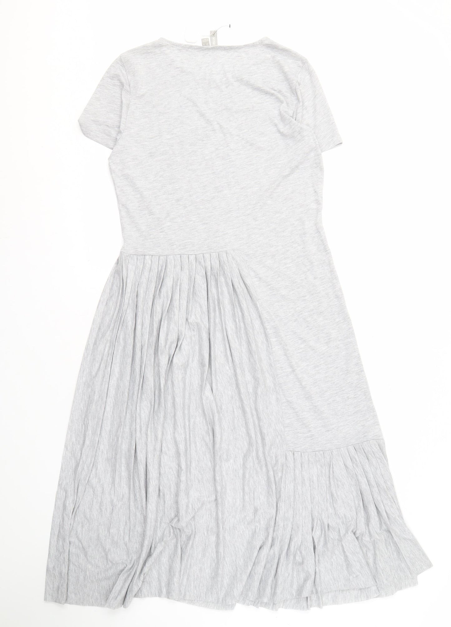 ASOS Women's Grey Short Sleeve Dress Size 10