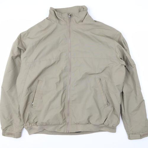 Rappson Men's Beige Jacket C58 with Zipped Pockets