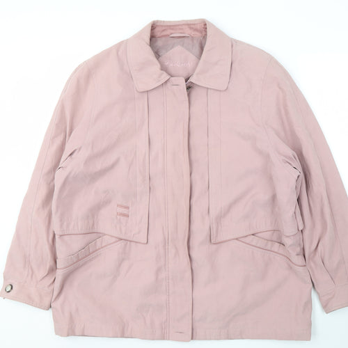 Berkertex Women's Pink Plus Size Jacket, Size 18