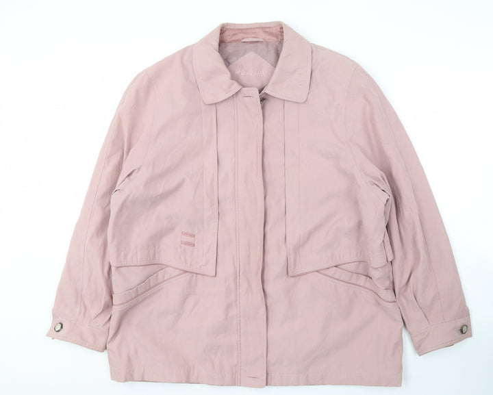 Berkertex Women's Pink Plus Size Jacket, Size 18