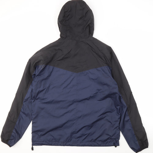 Broken Standard Men's Black Blue Windbreaker M
