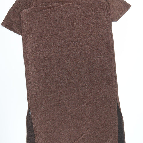 Hush Brown Women's Crew Neck Dress Size 10