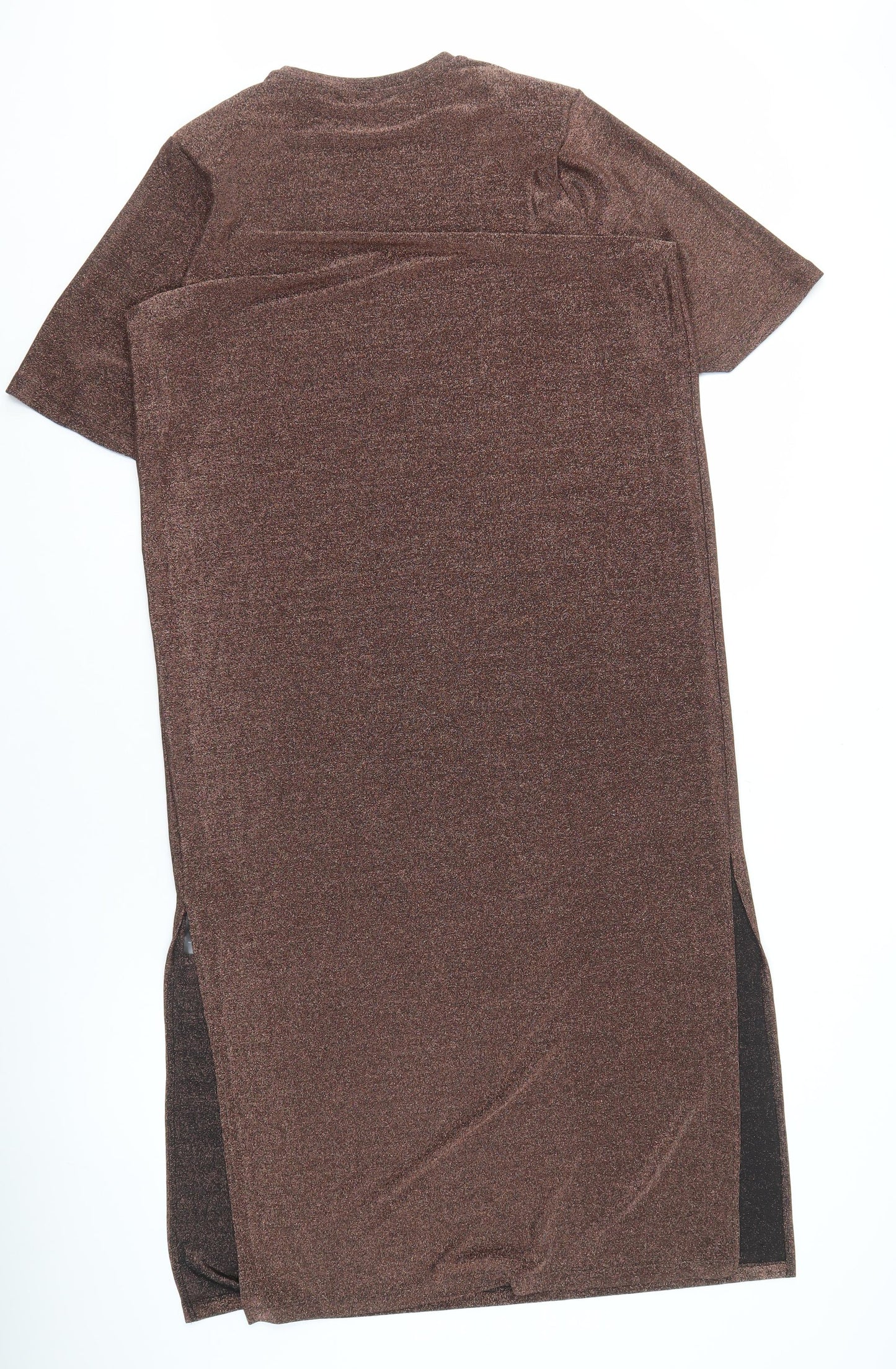 Hush Brown Women's Crew Neck Dress Size 10