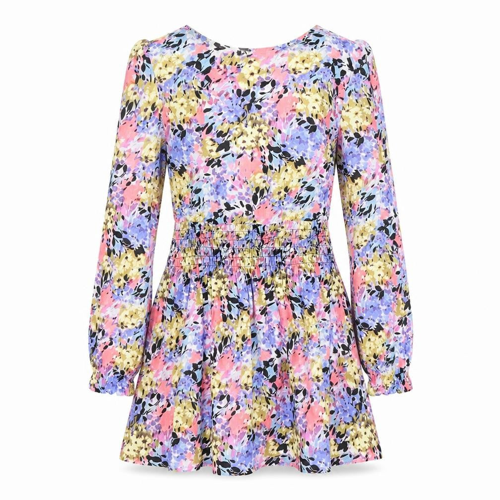 Marks and Spencer Girls Multicoloured Floral Dress 6-7 Years